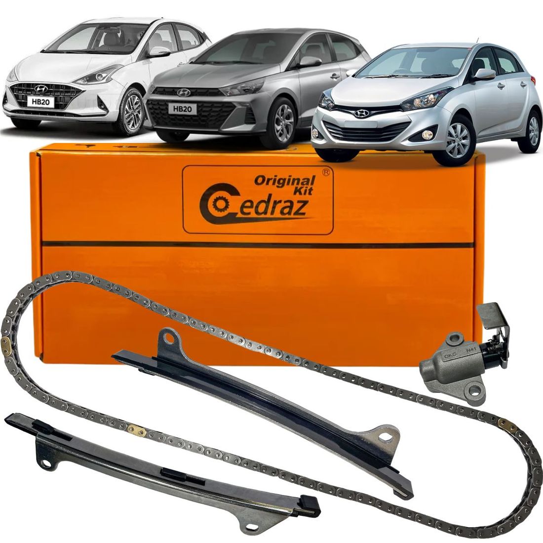 Kit Corrente Motor Hb20 1.0 12v 3 Cilindros 2013/2022