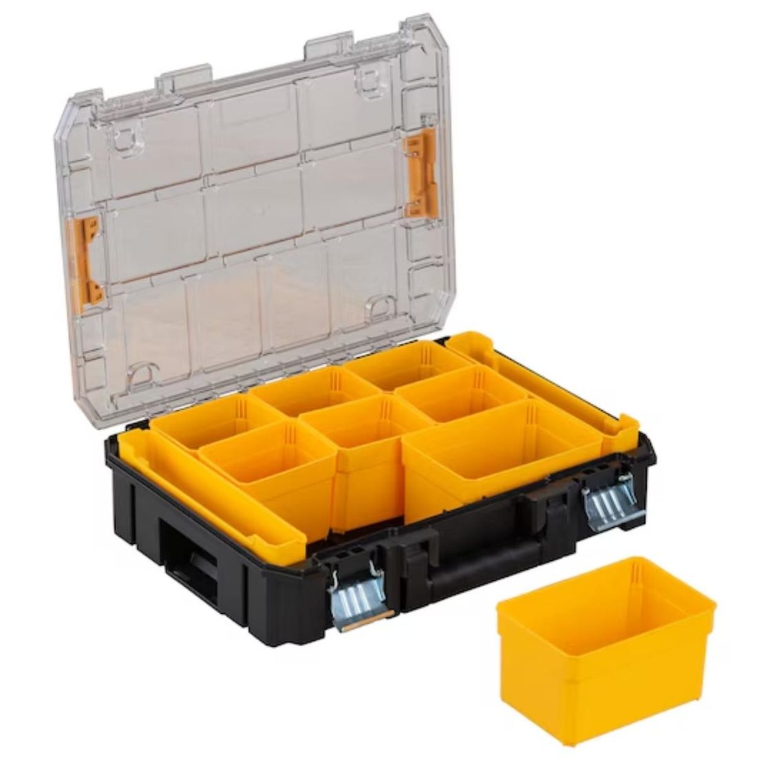 Organizador TSTAK Com Tampa Transparente DWST17805 DeWalt Organizador TSTAK Com Tampa Transparente DWST17805 DeWalt