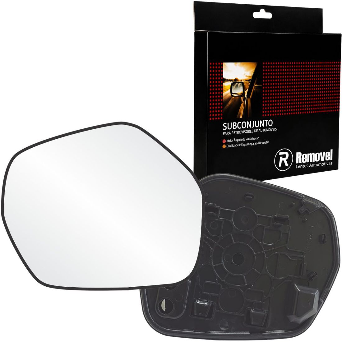 Lente Retrovisor Direito Honda HRV 2022 Em Diante