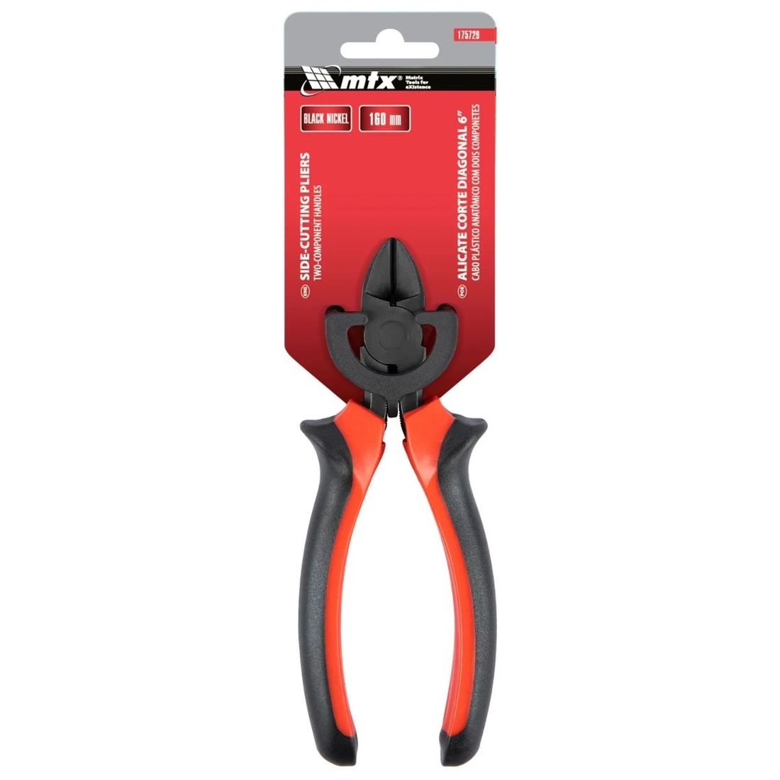 Alicate de Corte Diagonal MTX Black Nickel 160 mm Alicate de Corte Diagonal MTX Black Nickel 160 mm