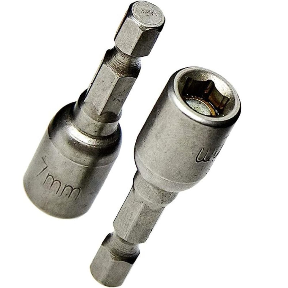 Soquete Magnético para Parafusadeira MTX 7 x 45 mm - Jogo com 2 Peças Soquete Magnético para Parafusadeira MTX 7 x 45 mm - Jogo com 2 Peças