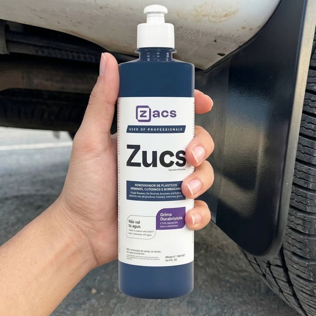 Restaurador de Plásticos Zucs 3 em 1 500ml Zacs Restaurador de Plásticos Zucs 3 em 1 500ml Zacs