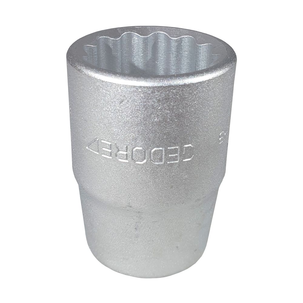 Soquete Estriado 27mm Encaixe 3/4" Gedore G D32-27