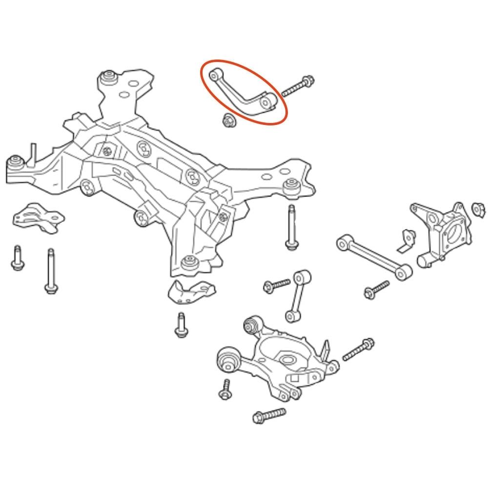 Braço Suspensão Traseira Curvo LD/LE Ford Fusion - 2013 a 2019 APlus