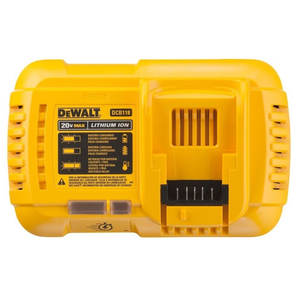 Carregador Rápido Baterias Flexvolt DeWalt DCB118-B2 20V-60V 220V
