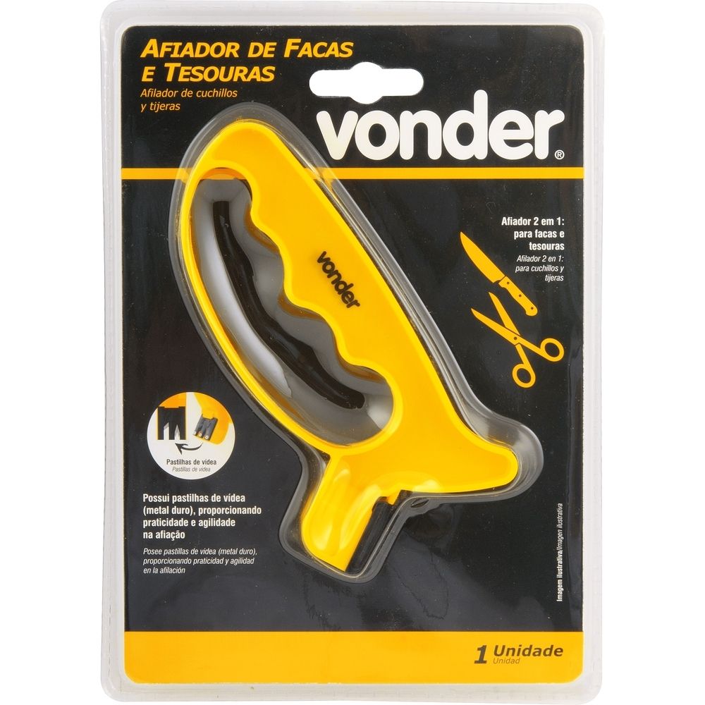 Afiador Facas/Tesouras Com Vídea Vonder 1240100500