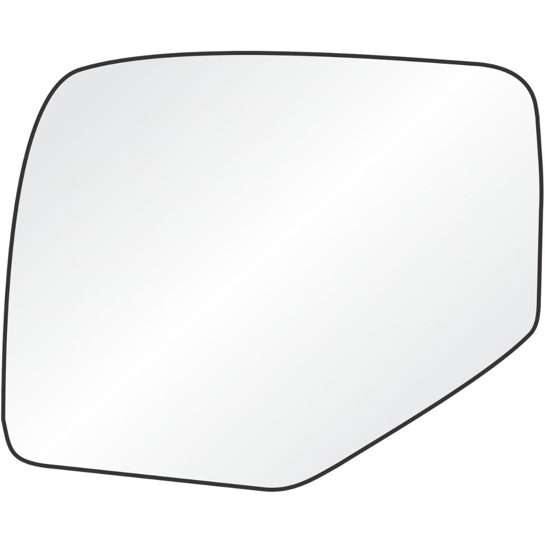 Lente Retrovisor Esquerdo Ford Ecosport 2003 A 2012 Ranger 2004 A 2009