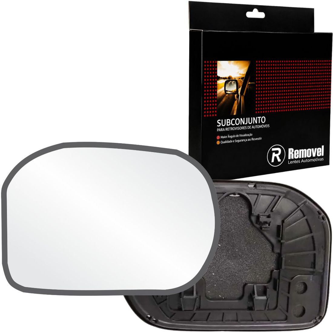 Lente Retrovisor Direito Honda Civic 2006 A 2011