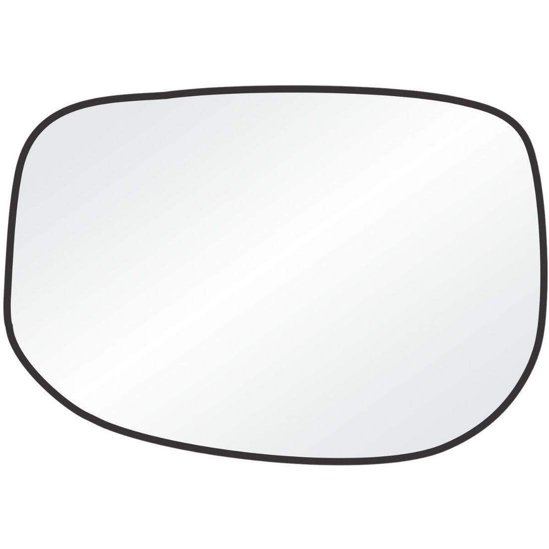 Lente Retrovisor Esquerdo Honda Fit 2010 A 2014