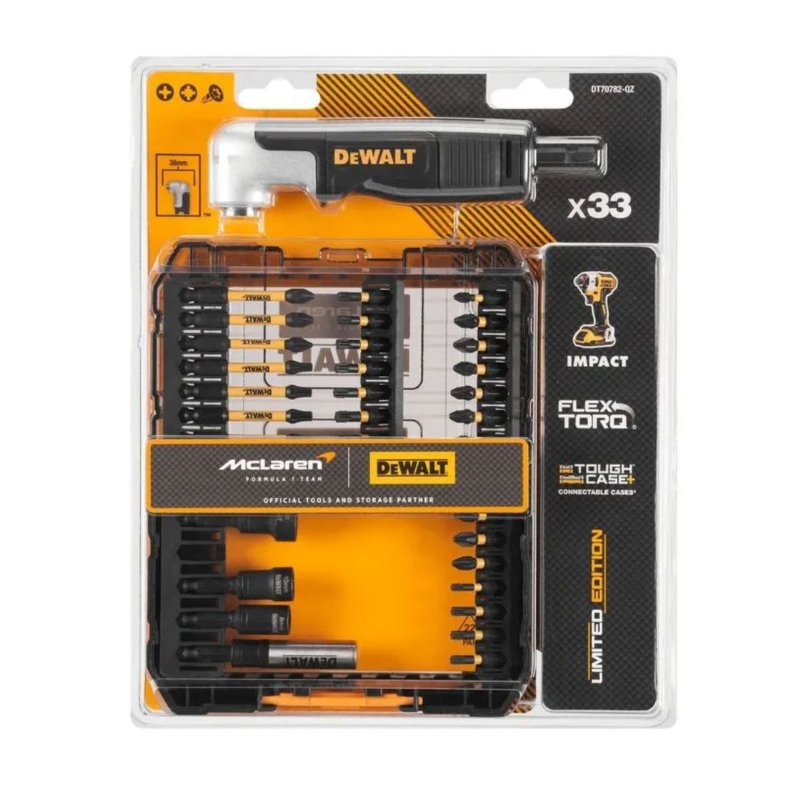 Kit Bits para Parafusar DeWalt Mclaren 33pçs Kit Bits para Parafusar DeWalt Mclaren 33pçs