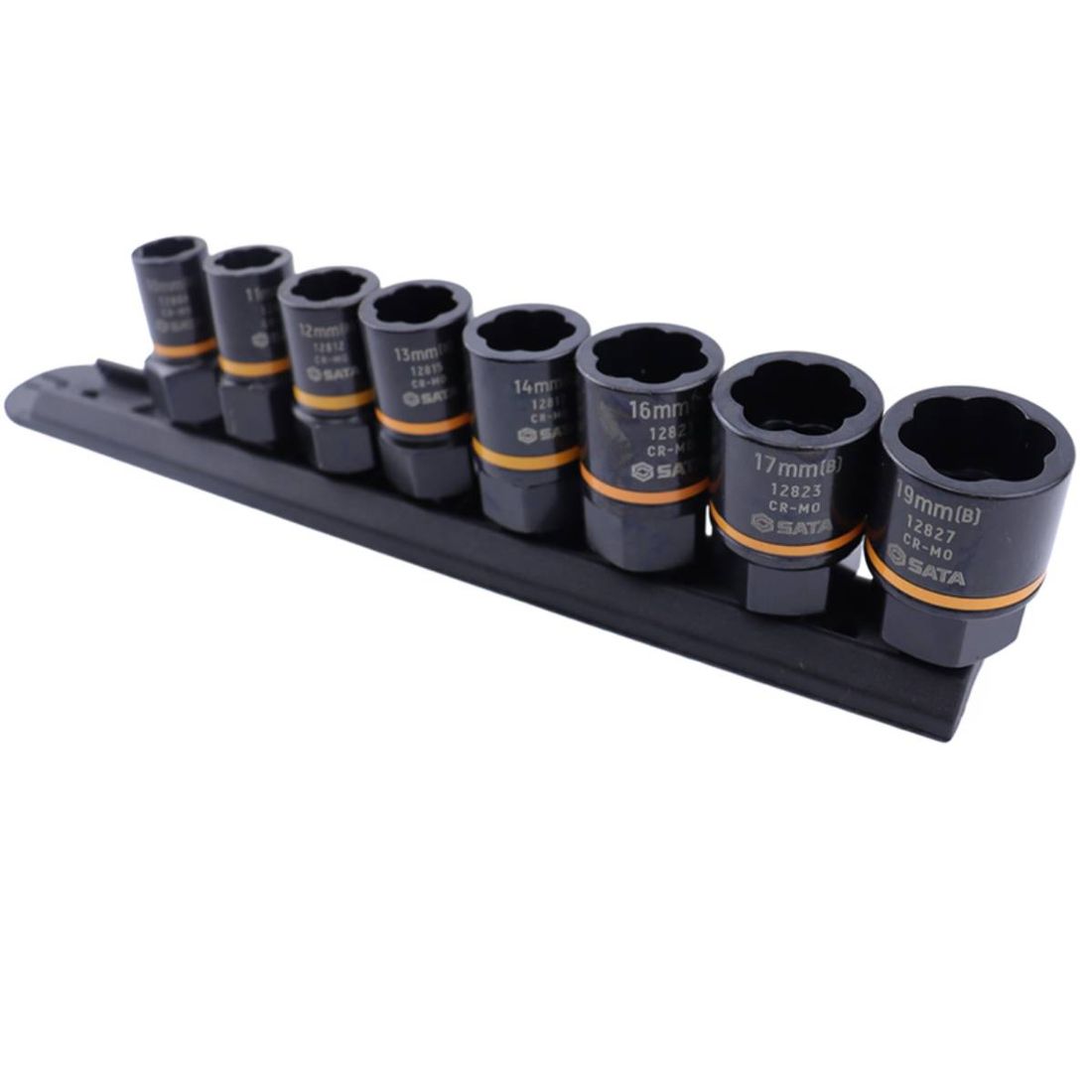 Jogo Soquetes Extratores Sata 10-19mm Encaixe 3/8 8pçs