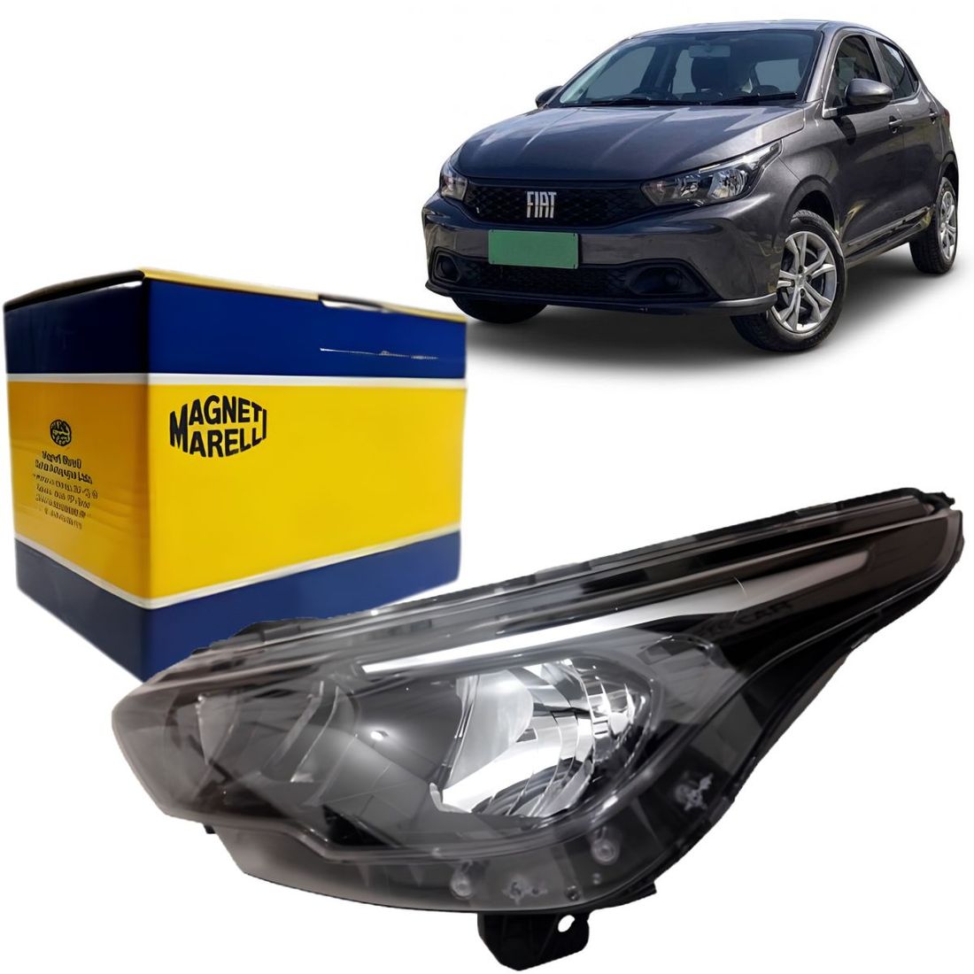 Farol Esquerdo Fiat Argo Drive 2024 Em Diante Marelli Farol Esquerdo Fiat Argo Drive 2024 Em Diante Marelli