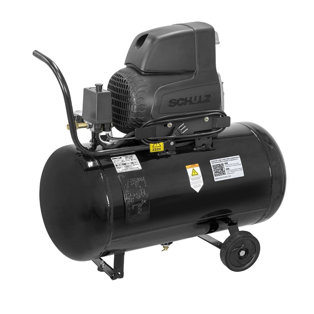 Motocompressor Schulz 8,6Pés 50L 120PSI 1,5Cv Monofásico