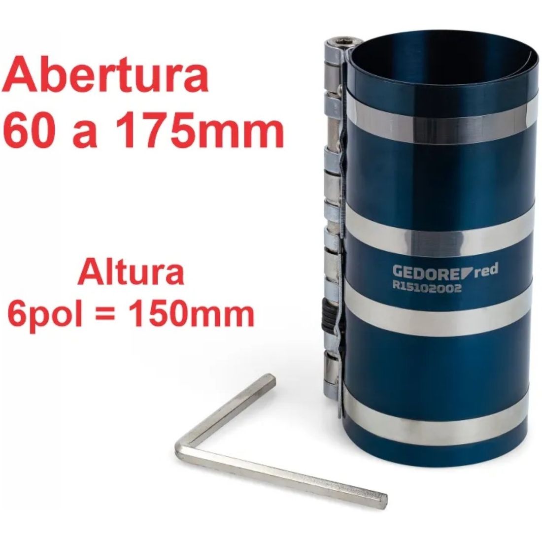 Cinta para Anéis de Pistão 60 a 175mm Gedore RED