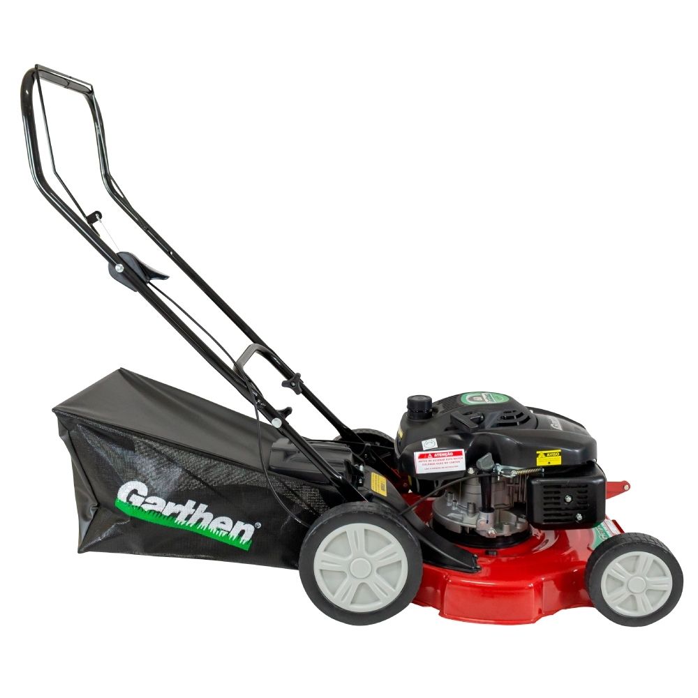 Cortador Grama Motor 6Cv Gasolina 4T Com Recolhedor Garthen GR-6000C