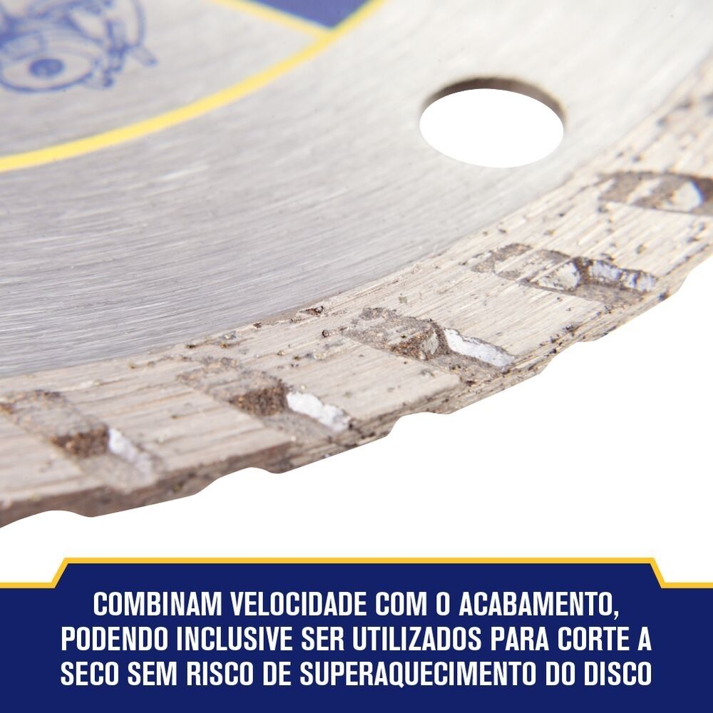 Disco Diamantado Turbo Irwin 4.1/2 Furo 22mm Disco Diamantado Turbo Irwin 4.1/2 Furo 22mm