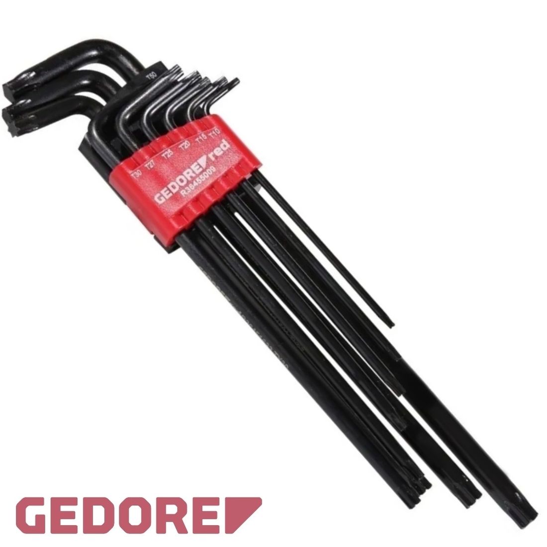 Jogo de Chaves Torx "L" Longas Gedore RED T10-T50 9 peças