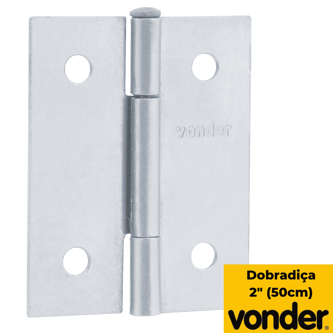 Dobradiça Para Porta 2\" Zincado - Vonder
