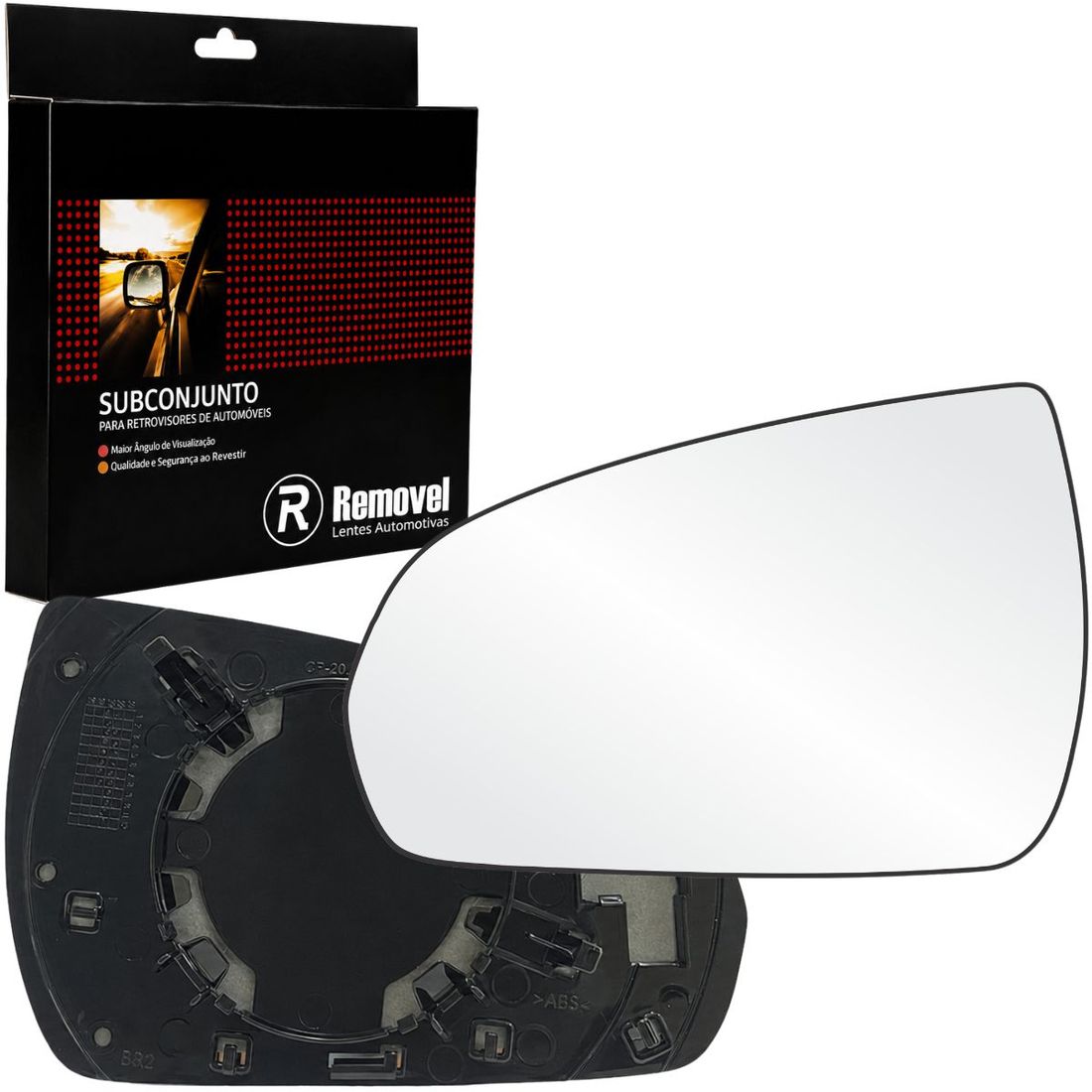Lente Retrovisor Esquerdo HB20 2020 Em Diante