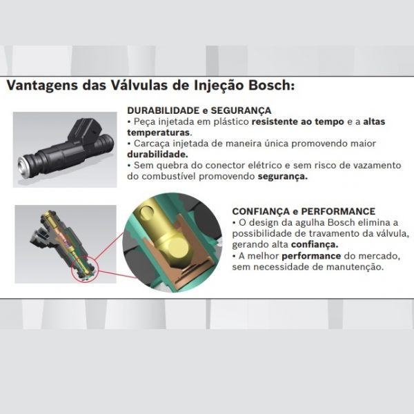 Bico Injetor Ford Ecosport 2.0 16V 11.08/17 Focus 2.0 16V 10/13 Flex Fusion 2.5 16V 09/13 Gas