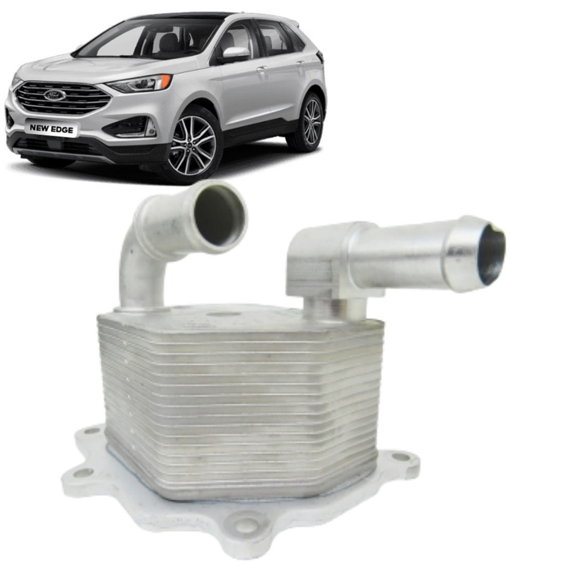 Radiador Resfriador Óleo Motor Ford Edge 3.5 V6 2011 a 2018