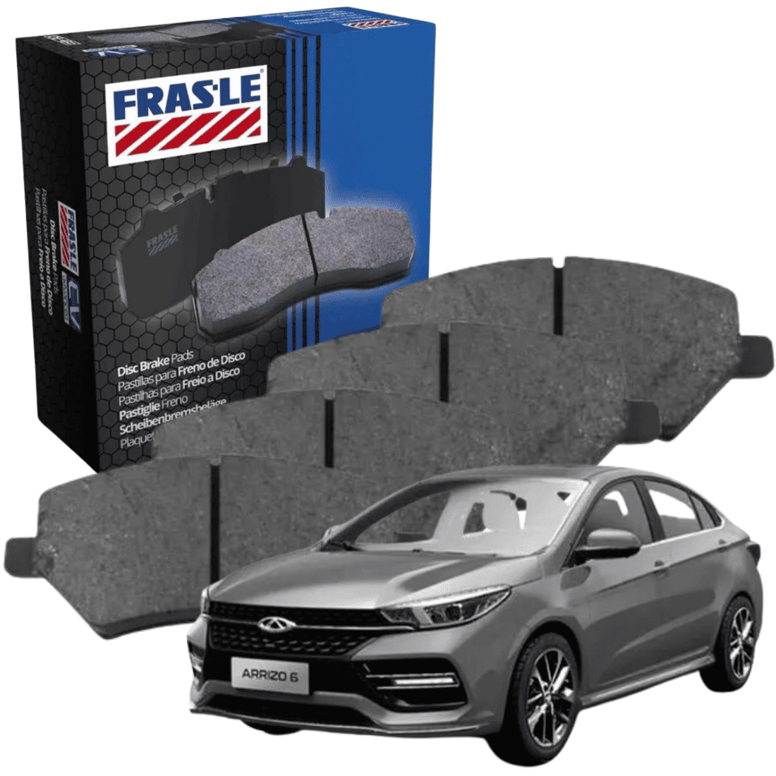 Pastilha Freio Dianteira Chery Arrizo 6 2020 em diante Pastilha Freio Dianteira Chery Arrizo 6 2020 em diante