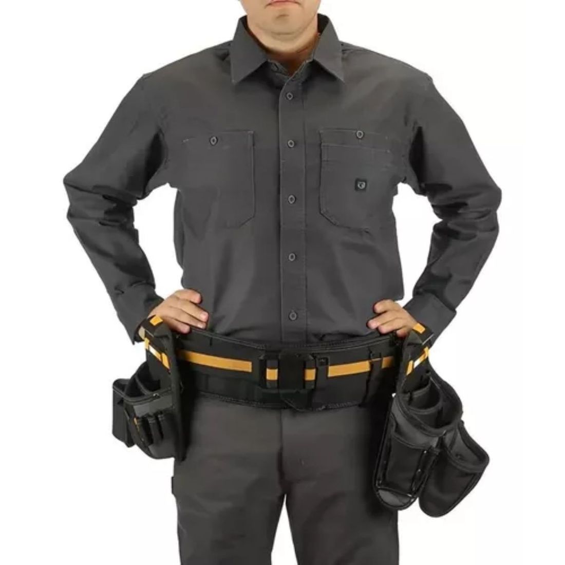Conjunto Cinto e Bolsas Cliptech 3pçs Toughbuilt Conjunto Cinto e Bolsas Cliptech 3pçs Toughbuilt