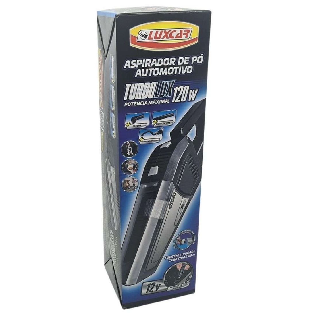 Aspirador Automotivo 120W Turbolux 8500 Luxcar Aspirador Automotivo 120W Turbolux 8500 Luxcar