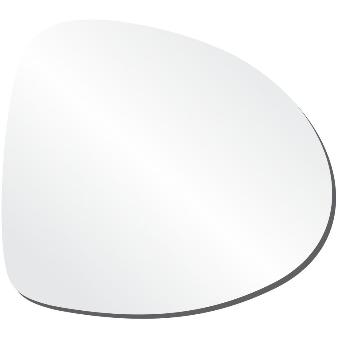 Lente Retrovisor Direito Renault Clio 2013 Em Diante