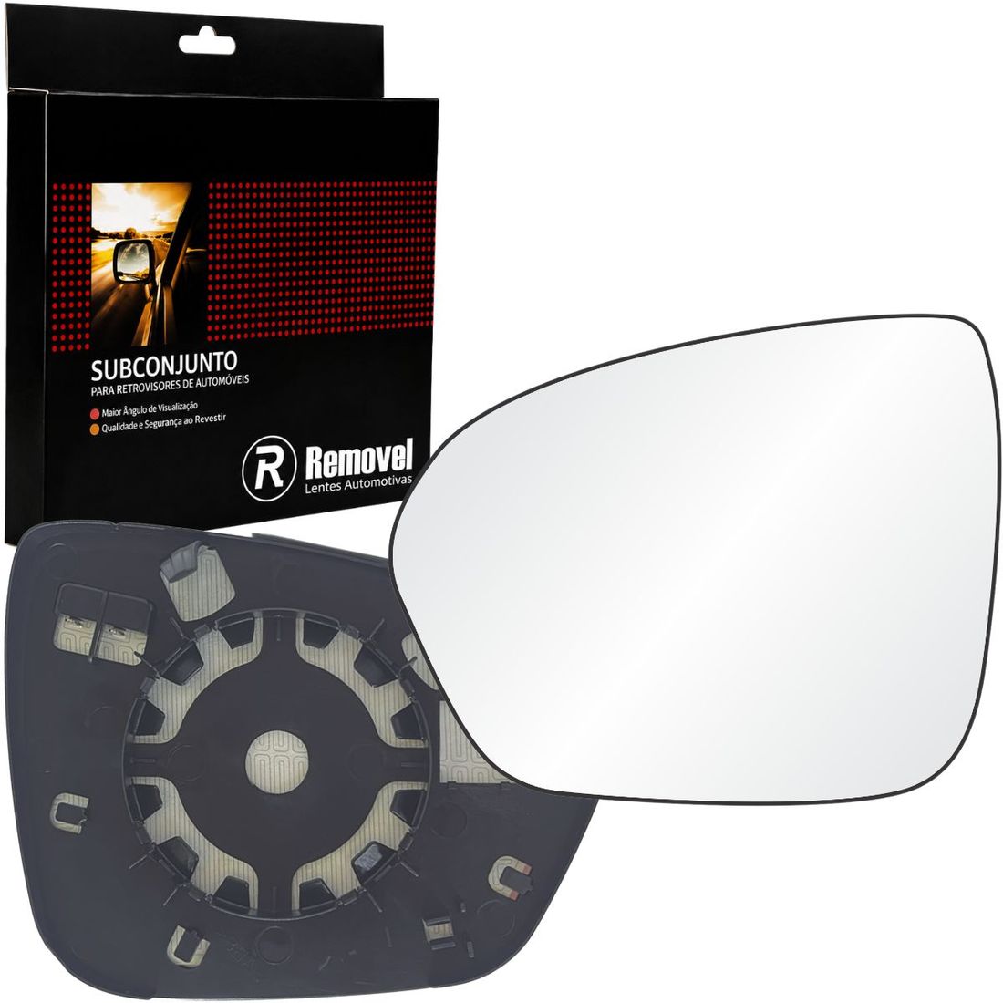 Lente Retrovisor Esquerdo Renault Duster 2020 Em Diante