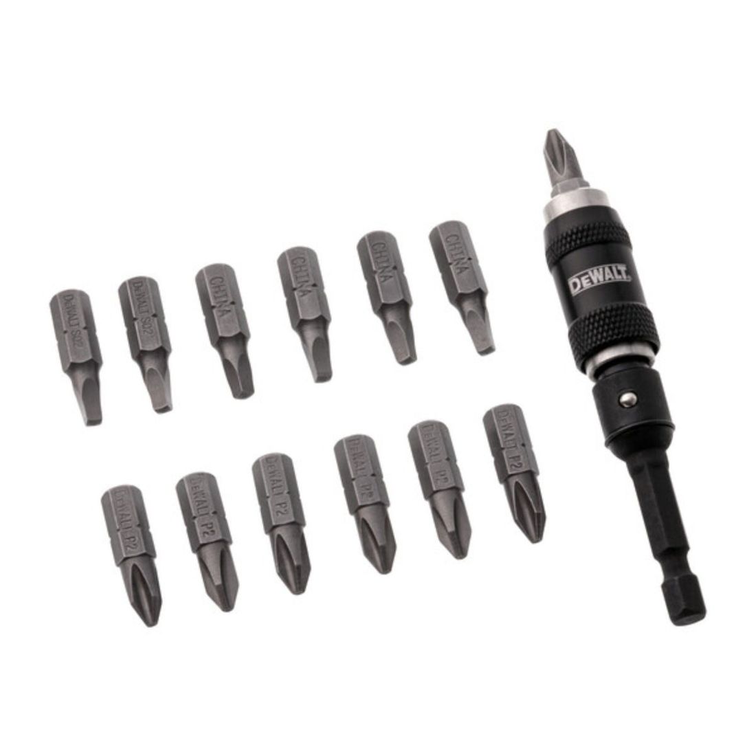 Kit Bits + Adaptador Angular Magnético 12pçs Dwpvtc14 Dewalt