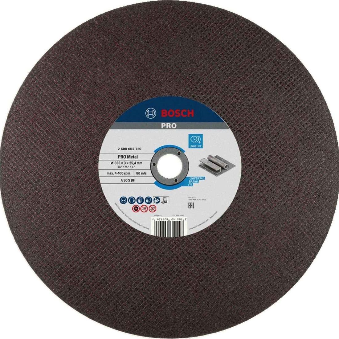Disco de Corte Bosch Standard para Metal 14" (355mm)