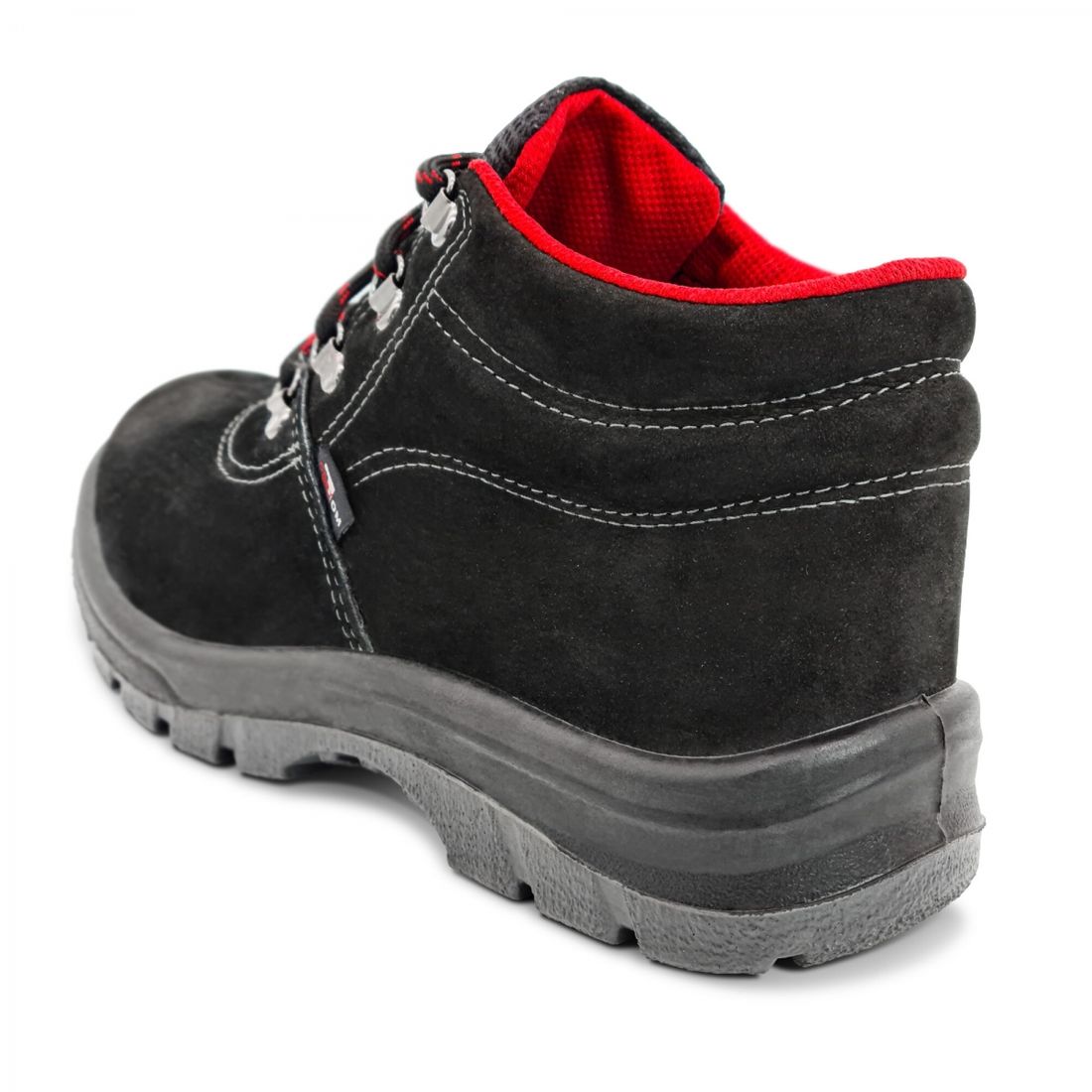 Botina Nobuck Preto Sem Bico Tamanho 38 Cartom