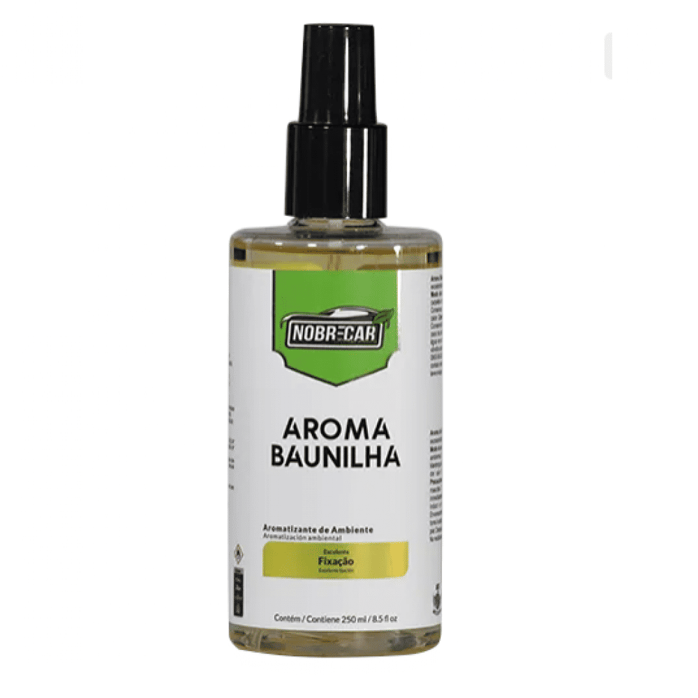 Odorizador de Ambientes Aroma Baunilha 250ml Nobre Car 173 Odorizador de Ambientes Aroma Baunilha 250ml Nobre Car 173