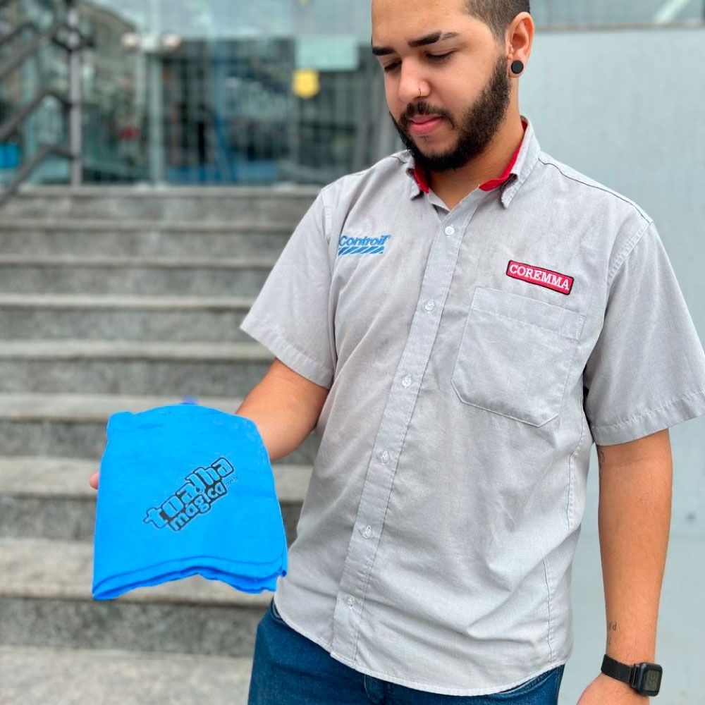 Toalha Mágica Azul Fixxar Toalha Mágica Azul Fixxar