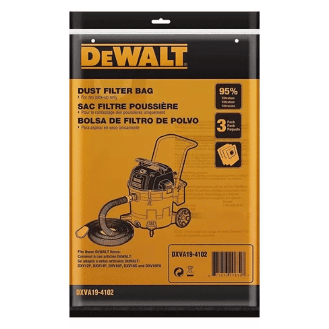 Saco Para Aspirador De Pó DWV112 DeWalt