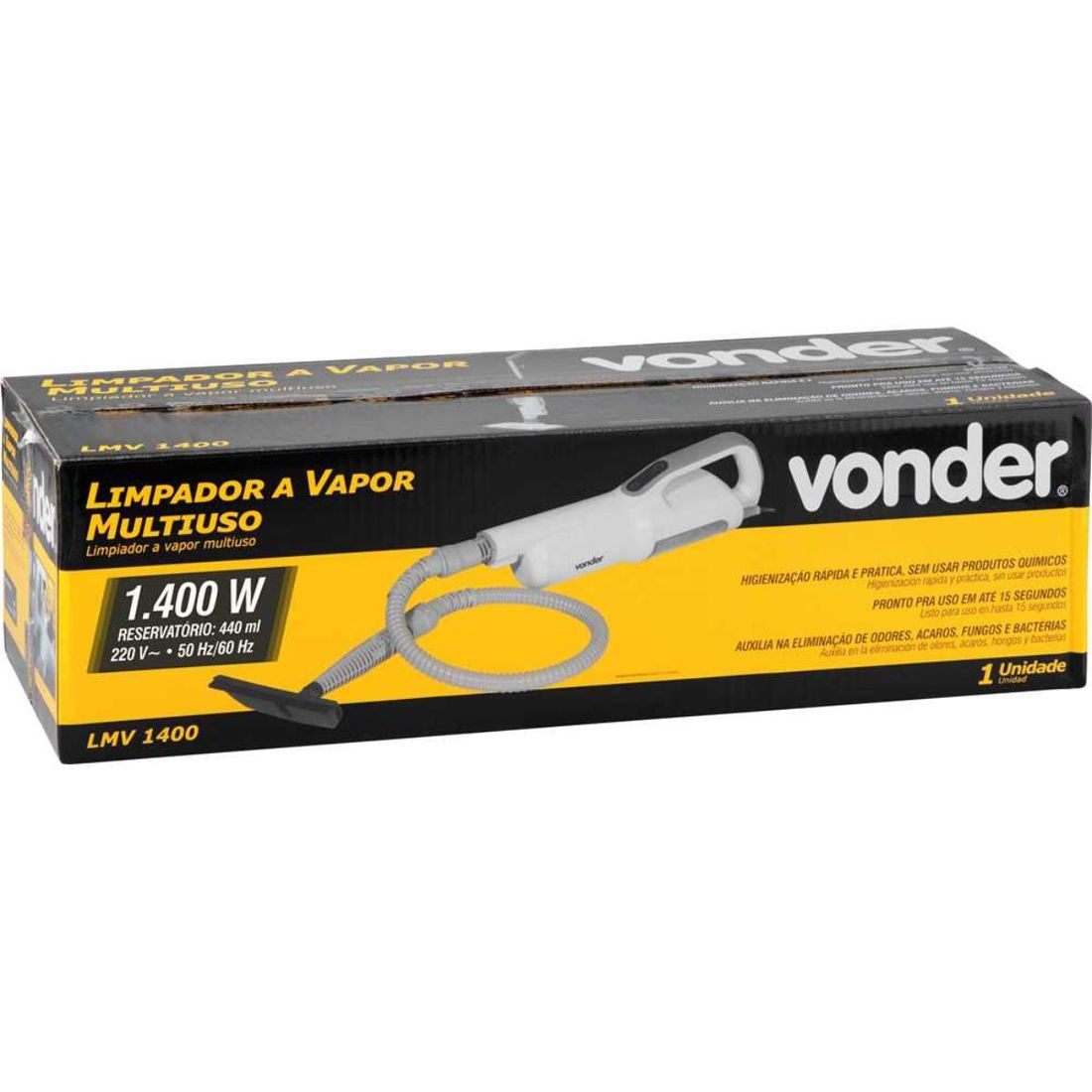 Limpador a Vapor Multiuso Vonder 1400W 220V LMV1400