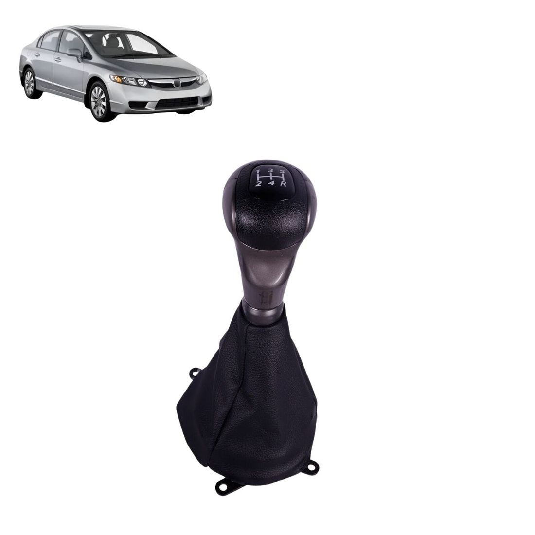 Kit Coifa Alavanca Câmbio Honda Civic 2007 Até 2011 Nat Kit Coifa Alavanca Câmbio Honda Civic 2007 Até 2011 Nat