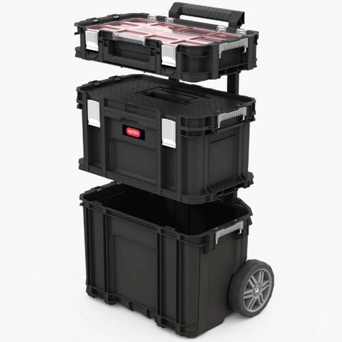 Kit Caixas Organizadoras de Ferramentas Keter 102 Litros