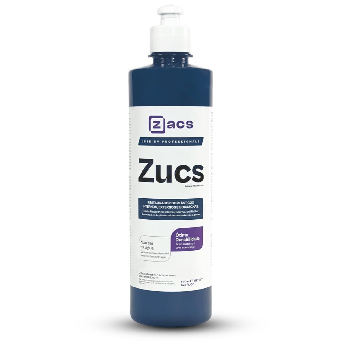 Restaurador de Plásticos Zucs 3 em 1 500ml Zacs Restaurador de Plásticos Zucs 3 em 1 500ml Zacs