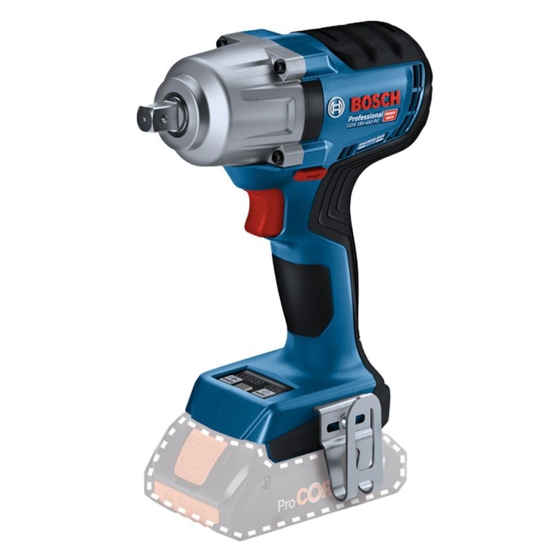 Chave Impacto Encaixe 1/2" Torque 45Kg 18V Sem Bateria
