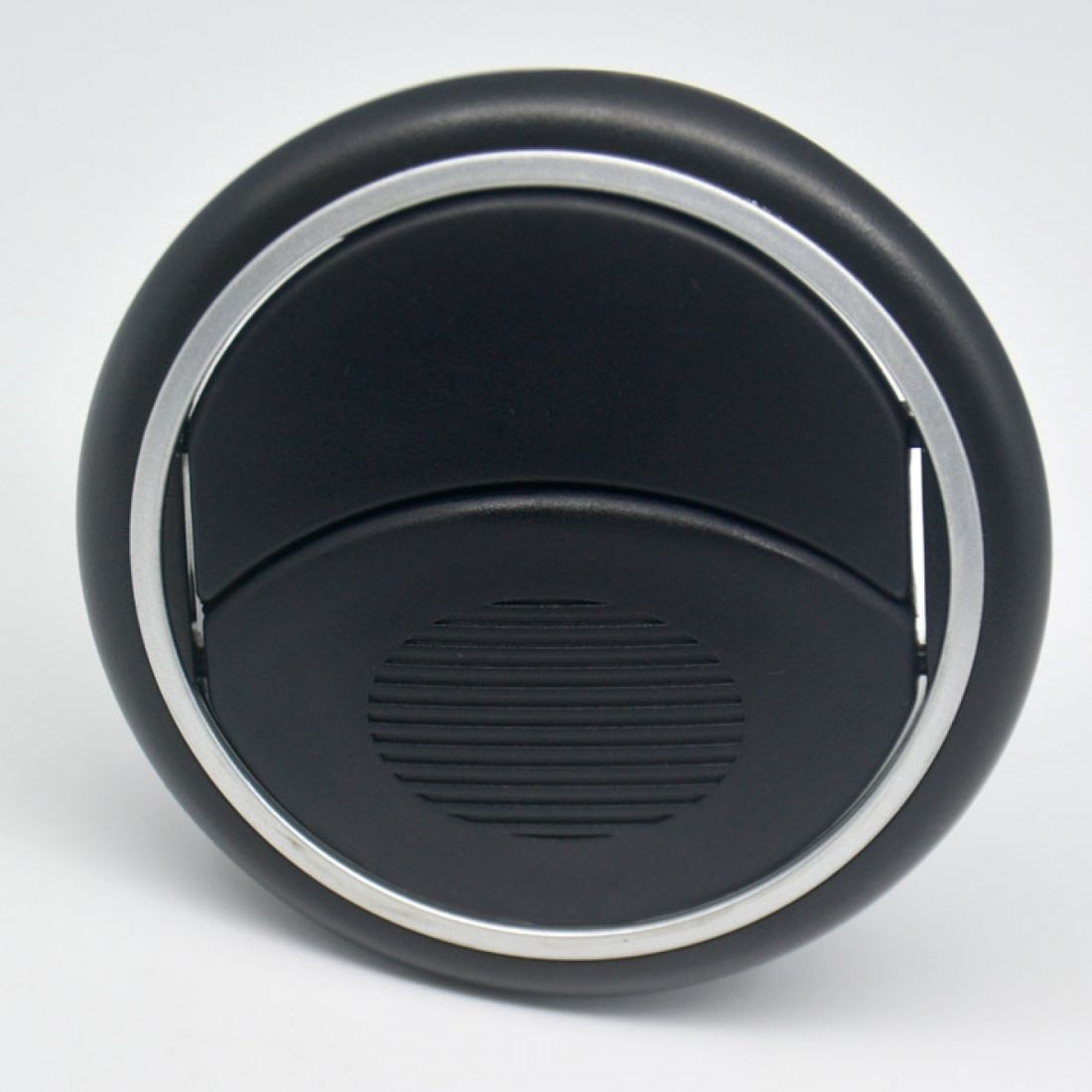 Difusor Ar Fiat Palio 2012-2018 Uno 2017-2019 Doblo 2002-2018 Preto C/Aro Prata Central/Lateral