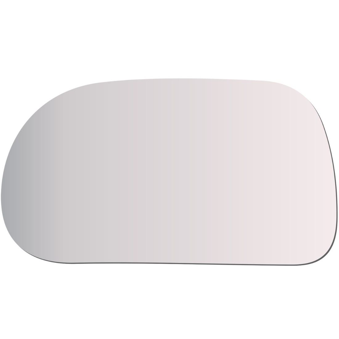 Lente Retrovisor Esquerdo Fiat Marea 1998 A 2008 Brava 1998 A 2003