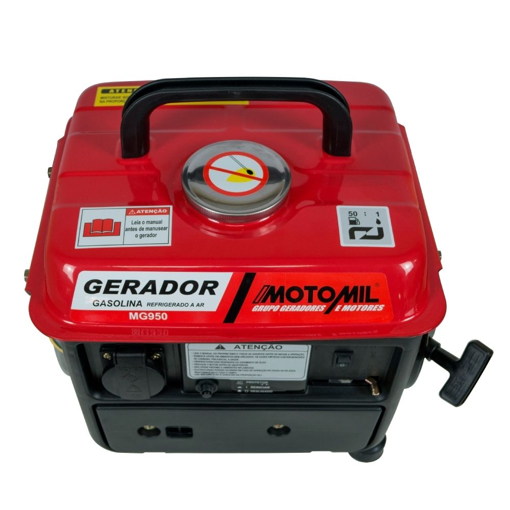 Gerador Gasolina 800W 220V 2T Motomil MG-950