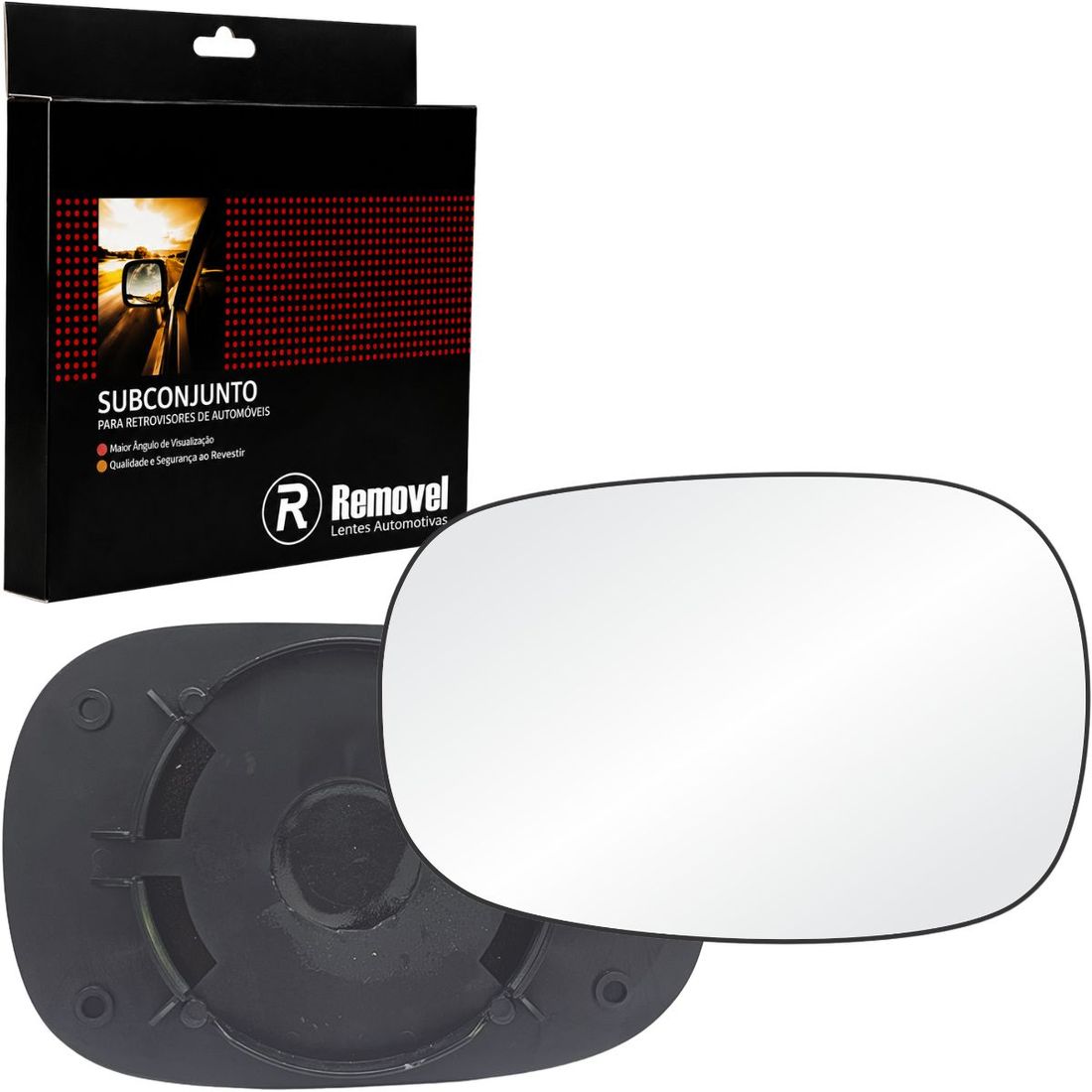 Lente Retrovisor Direito Ford Ka 1996 A 2008 (Modelo Ficosa)