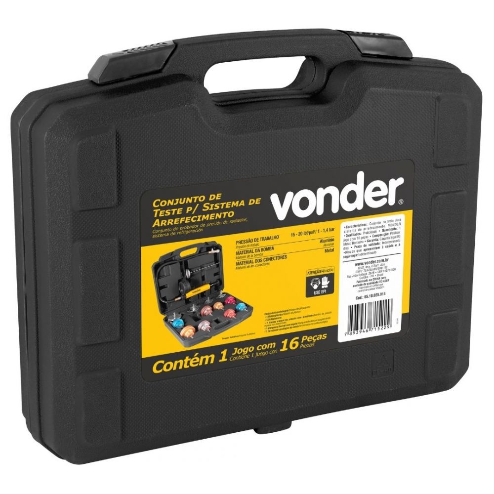 Equipamento Teste Sistema Arrefecimento Vonder Equipamento Teste Sistema Arrefecimento Vonder