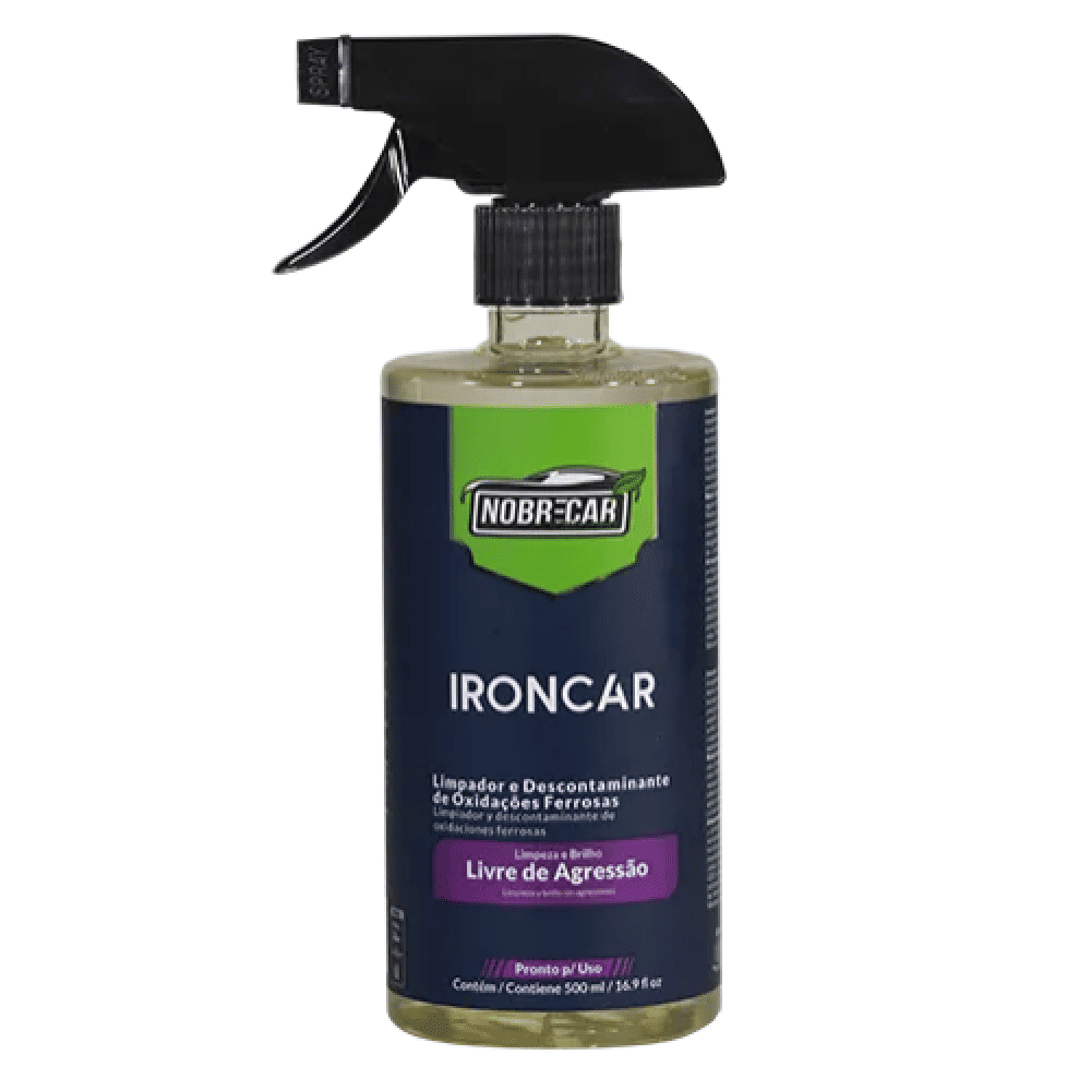 Limpador e Descontaminante de Oxidações Nobrecar 725 Iron Car 500ml