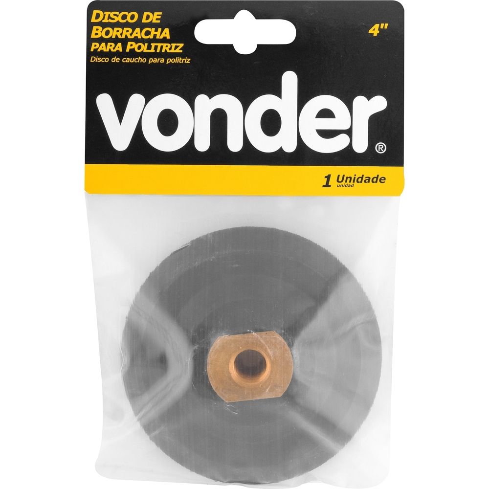 Disco de Borracha 4" Para Politriz Vonder 6099004000