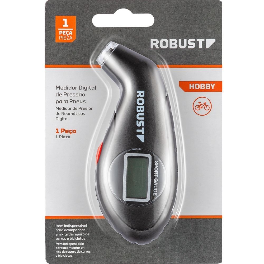 Medidor Digital de Pressão Para Pneus Robust S38100829
