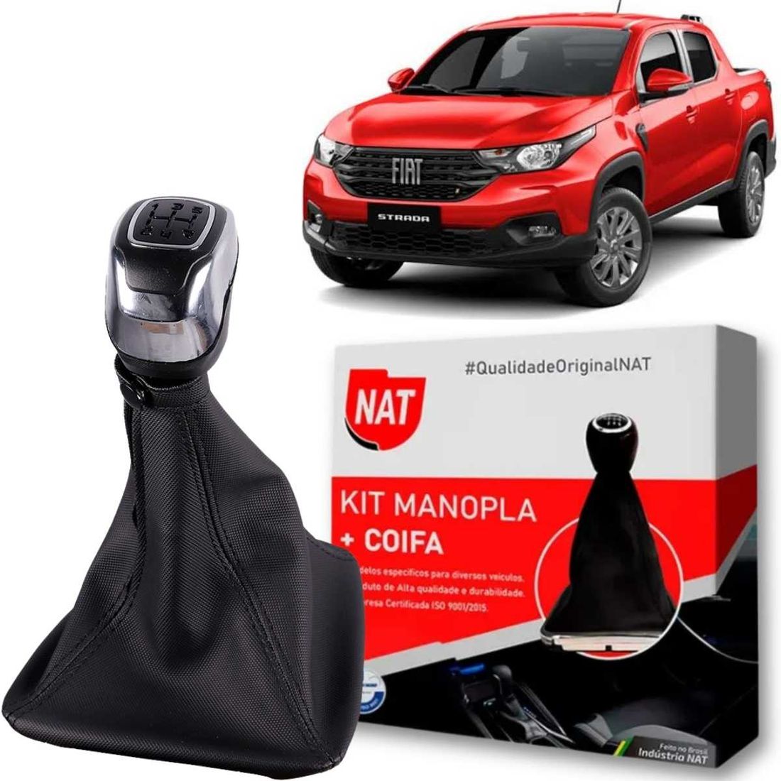 Kit Coifa Alavanca Câmbio Fiat Strada Após 2020 Nat Kit Coifa Alavanca Câmbio Fiat Strada Após 2020 Nat